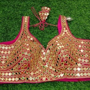 classic maroon heavy work blouse