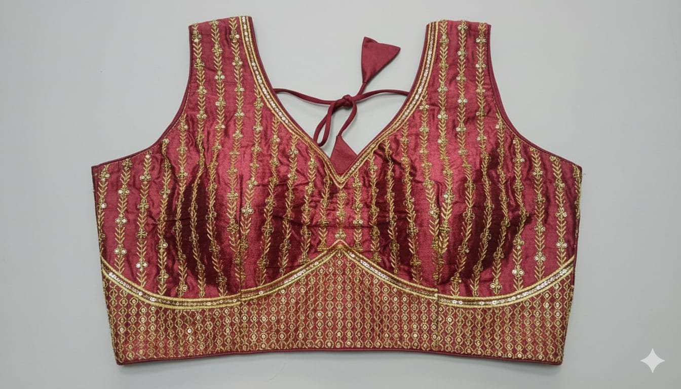 readymade mirror work blouse with dori tie back blouse (copy) readymade mirror work blouse with dori tie back blouse (copy)