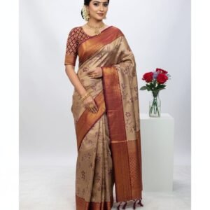๐งก radiant yellow and red silk saree (copy)