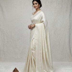 💜 luxurious beige and royal purple saree (copy)