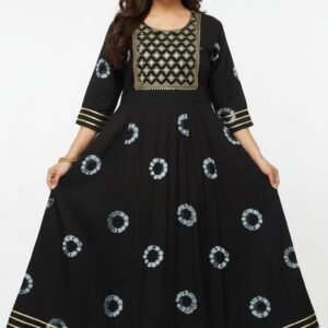 elegant embroidered anarkali style dress (copy)