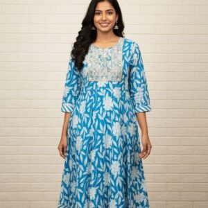 textured black kurta with contrast placket (copy)