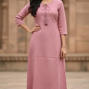 bright blue kurta with white yoke embroidery (copy)