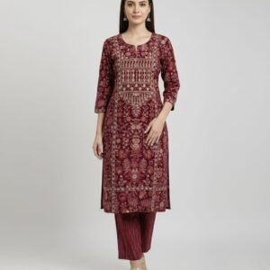 💖 product description: vibrant pink kurta set (copy) (copy)