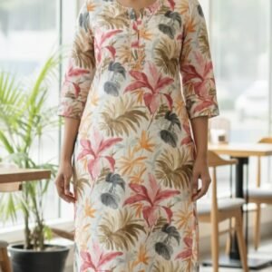 💜 product description: magenta and white printed suit set (copy)