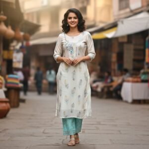 🧵 product description: navy & beige geometric print three piece suit (copy)