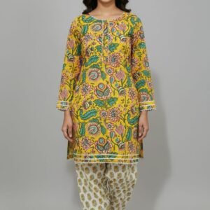 🌸 vibrant dual tone ethnic gown/kurti (copy)