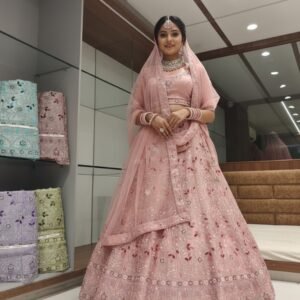 ๐ exquisite aqua blue embroidered lehenga set ๐ (copy)