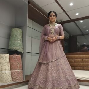 🌸 soft pink embroidered lehenga 🌸 (copy)