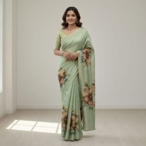 π turquise blue fancy saree π (copy)