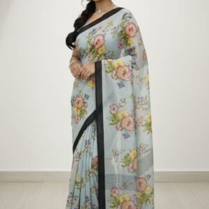 this elegant saree combines a traditional aesthetic with a relaxed, modern silhouette (copy)