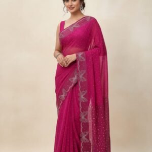kota doria or chiffon blend saree (copy)