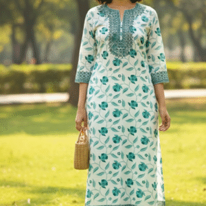 dark blue anarkali style kurti (copy)