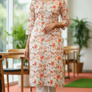 tropical floral print kurta/tunic (copy)