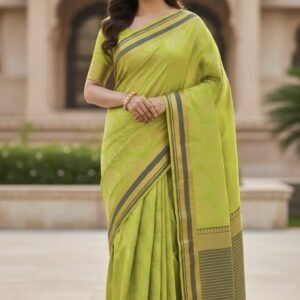 π sage green floral printed saree π copy