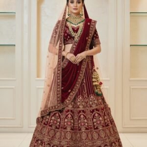 💖 luxurious velvet lehenga ensemble description (copy)